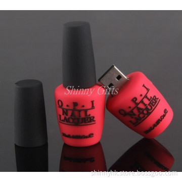 2015 New Promo Gifts Custom Nail Polish Shape USB Flash Drive 2.0